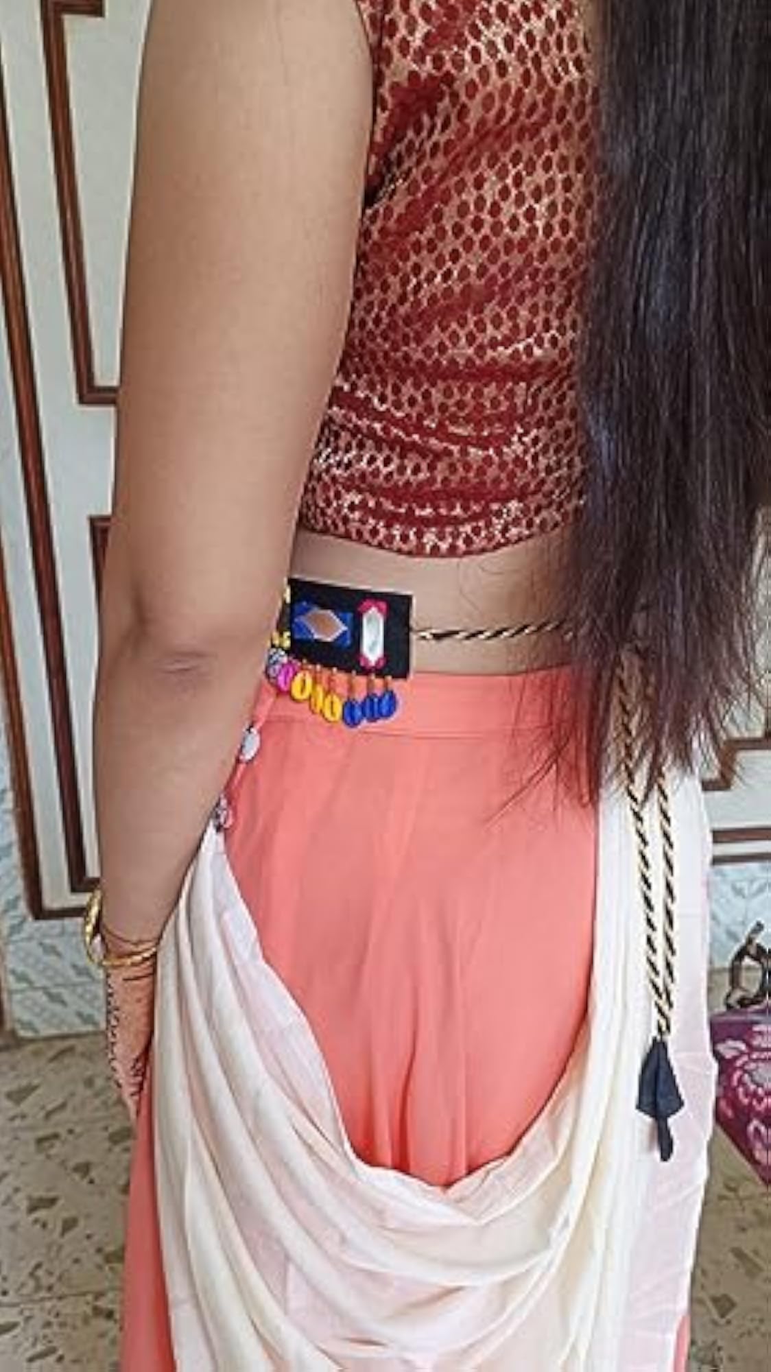 Nilu Hand Made Mirror Work Kamrbandh for Traditional Outfits